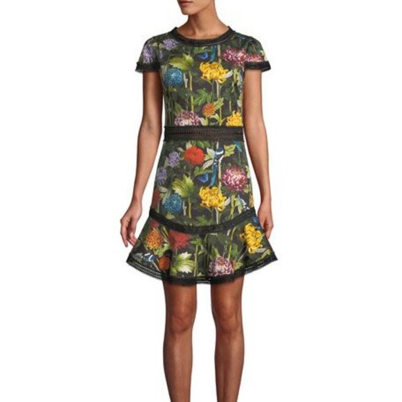 Alice + Olivia Rapunzel Floral Dress - Picture 1 of 2